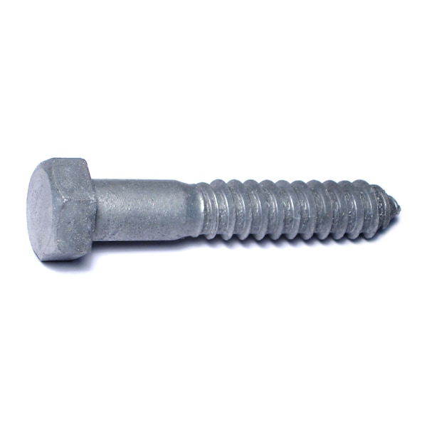Midwest Fastener Lag Screw, 3/4 in, 4-1/2 in, Steel, Hot Dipped Galvanized Hex Hex Drive, 20 PK 08240 - main